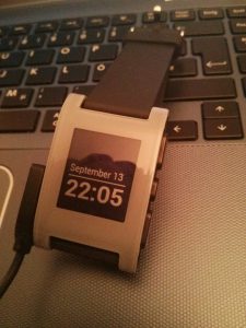 Meine Pebble Smartwatch